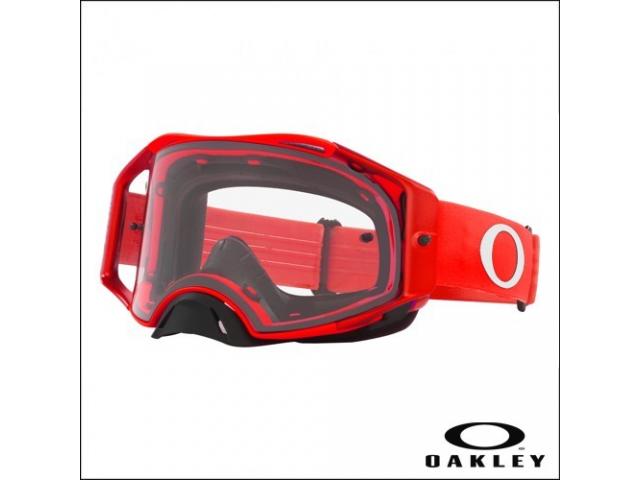 Oakley Airbrake MX Moto Rosso - Lens Clear