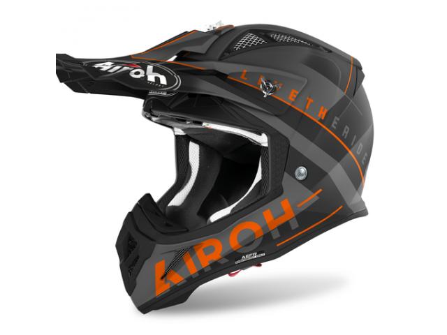 Casco Airoh Aviator Ace Amaze Orange Matt