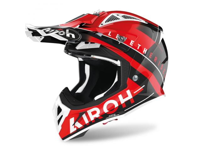 Casco Airoh Aviator Ace Amaze Red Gloss