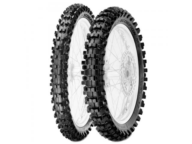 Coppia PIRELLI Scorpion MX 32 Mid Soft 110/90-19 + 80/100-21