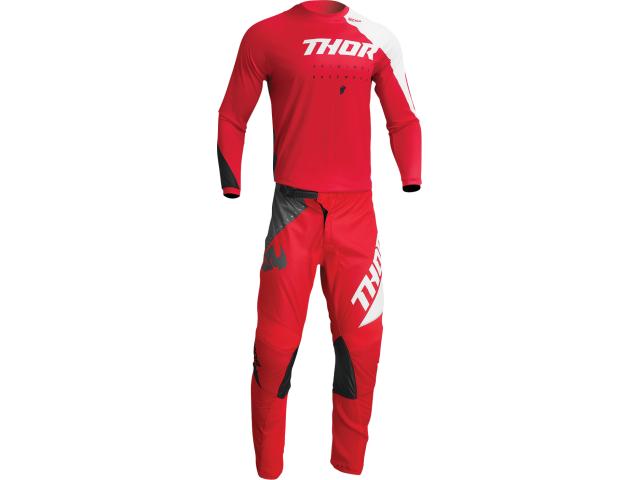 Completo Motocross THOR Sector Edge Rosso