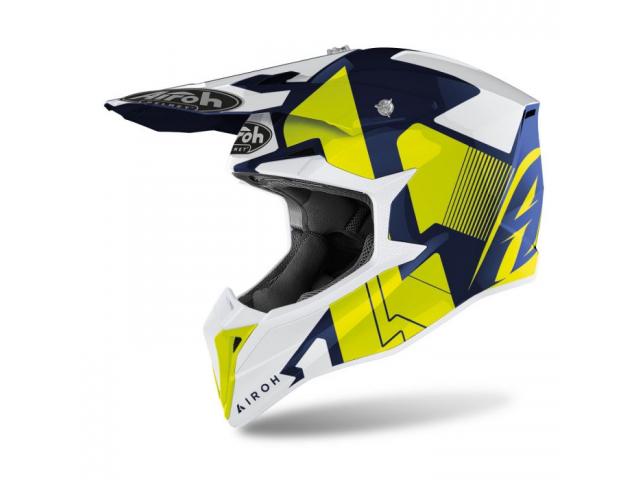 Casco Airoh Wraap Raze Blue Gloss