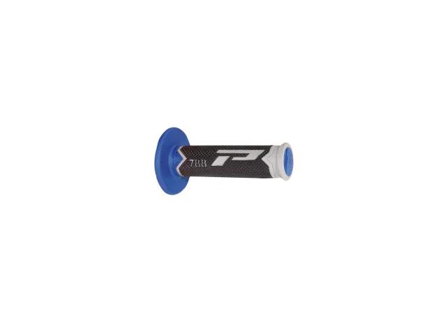 Manopole Mx 788-215 - Tripla Densità - Grigio/Nero/Azzurro Senza Foro