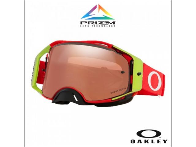 Oakley Airbrake MX Red Yellow - Prizm Black