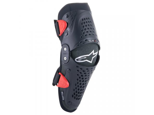 Ginocchiere Alpinestars SX-1 bambino Nero-Rosso