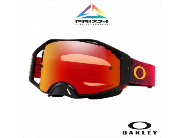 Oakley Airbrake MX Red Flow - Lente Prizm Torch Iridium