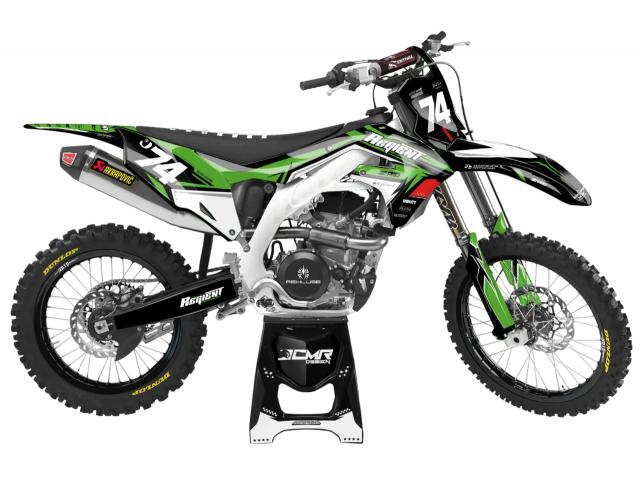 Kit Grafiche KAWASAKI Adesivi Personalizzati FORCE Design