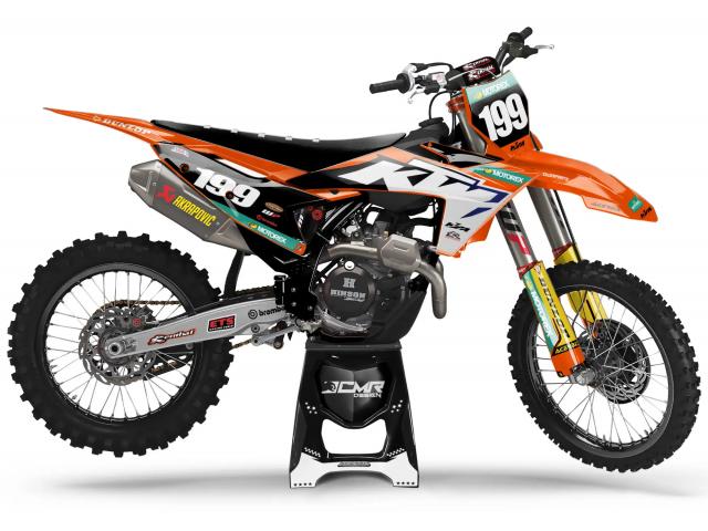 Kit Grafiche KTM Adesivi Personalizzati SUPERCROSS Design