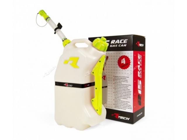Tanica Racetech 15 Litri Con Tubo Gialla