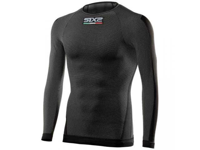 Maglia Termica Sixs 4 Stagioni TS2 Manica Lunga Black Carbon