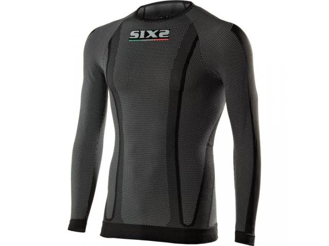Maglia Termica Sixs Bambino 4 Stagioni TS2 Manica Lunga Black Carbon
