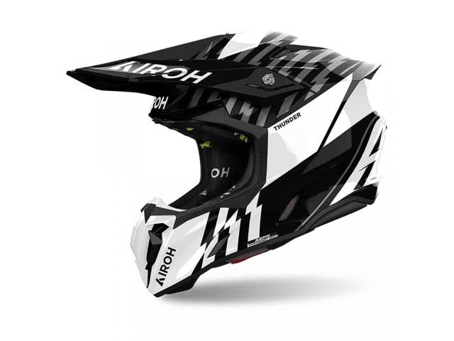 Casco Airoh Twist 3 Thunder Nero/Bianco
