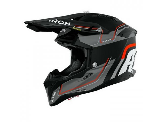 Casco Airoh Aviator 3 Leader Arancione Opaco
