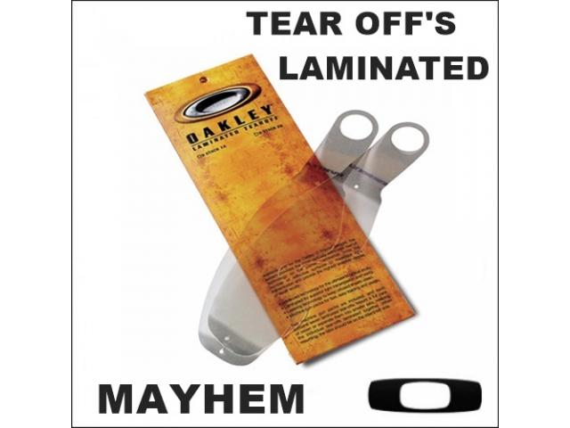 Oakley Tear Off's Laminated Mayhem 14Pz