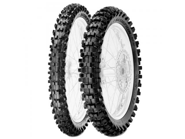 Coppia PIRELLI Scorpion MX32 Mid Soft 100/90-19 + 80/100-21