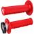 Manopole ODI Grips Half Waffle Rosse