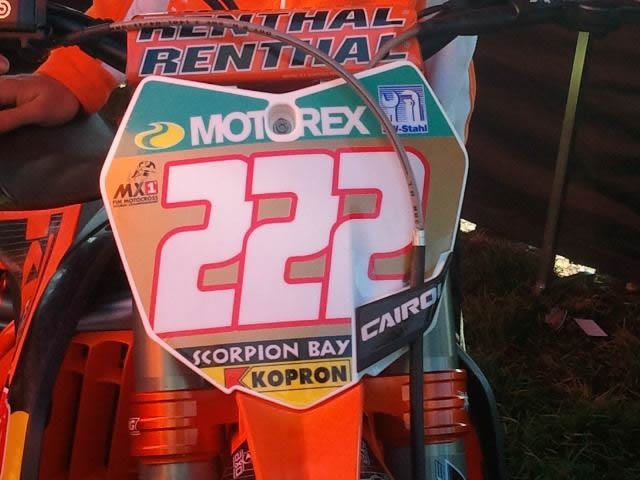 Tony Cairoli e Fashionbike