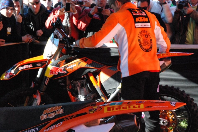 Tony Cairoli e Fashionbike