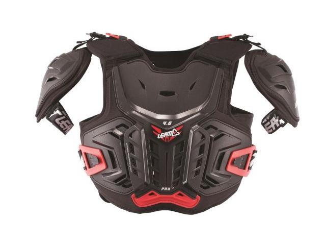 Pettorina Leatt Junior Chest Protector 4.5 Pro Black/Red