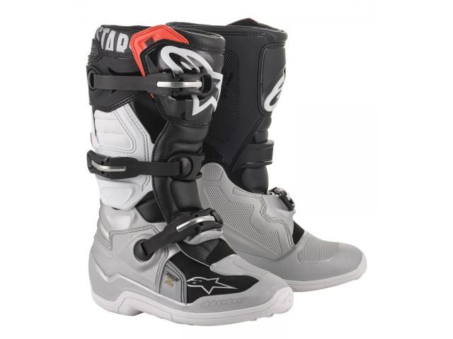 Stivali Alpinestars Bambino Tech 7s Nero/Grigio/Bianco/Oro