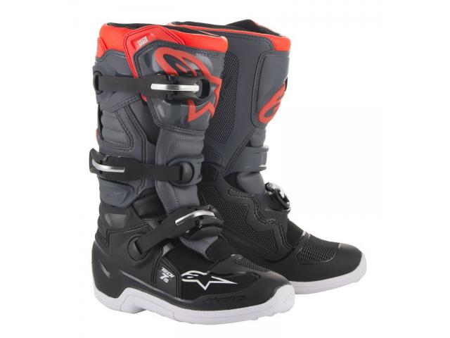 Stivali Alpinestars Bambino Tech 7s Nero/Grigio/Rosso