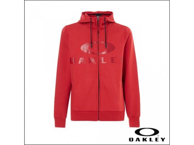 Felpa Oakley Hoodie Bark FZ Samba Red