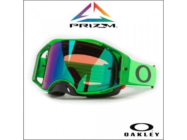 Oakley Airbrake MX Moto Green - Lente Prizm Jade Iridium