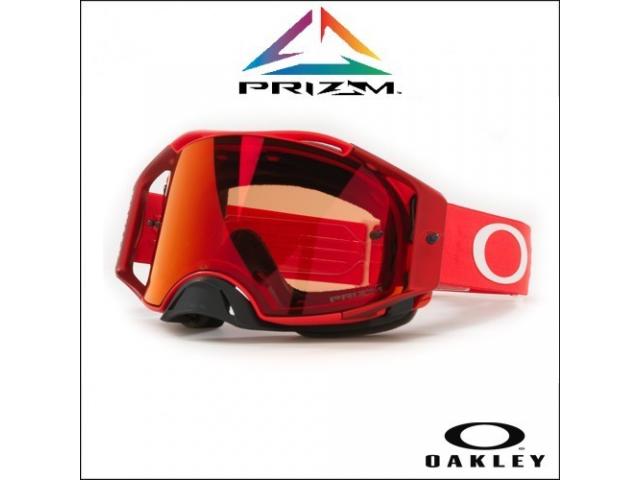 OAKLEY AIRBRAKE MX MOTO RED - LENTE PRIZM TORCH IRIDIUM