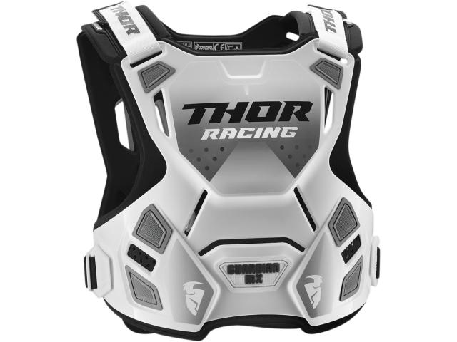 GUARDIAN MX ROOST DEFLECTOR FLO WHITE/BLACK