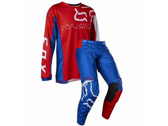 Completo FOX FX Youth 180 SKEW 2022 - White/Red/Blue