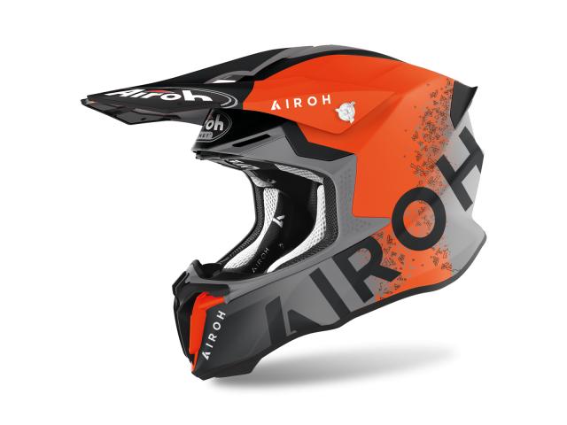 Casco Airoh Twist 2.0 Bit Arancione/Grigio