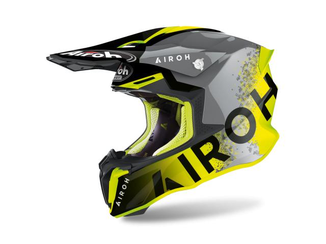 Casco Airoh Twist 2.0 Bit Yellow Gloss