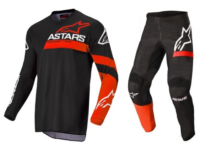 Completo Alpinestars Bambino Racer Chaser Nero/Rosso