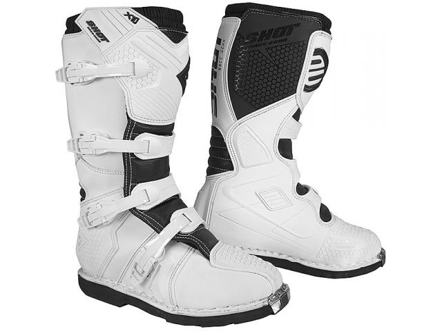 Stivali Moto Cross Enduro Shot X10 2.0 Uni Bianco