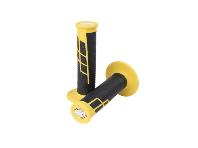 Manopole ProTaper Clamp On Grip System Half Waffle Giallo Nero