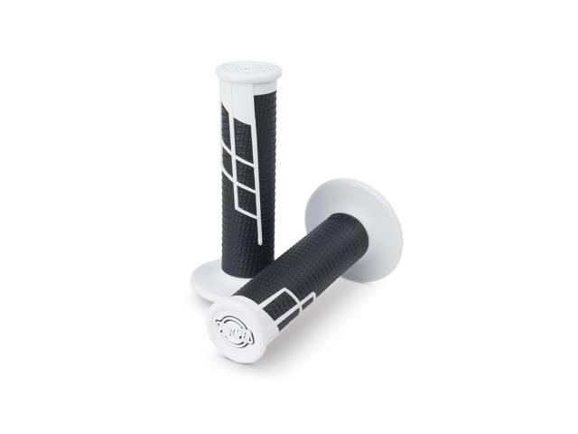 Manopole ProTaper Clamp On Grip System Half Waffle Bianco Nero