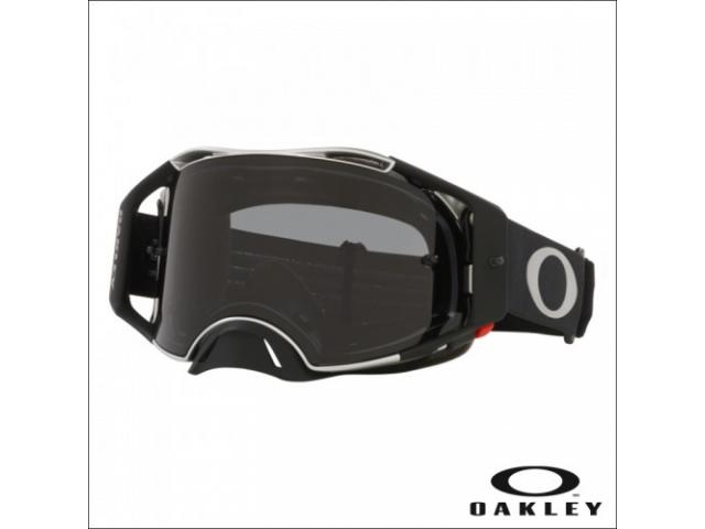 Oakley Airbrake MX Galaxy Black GunMetal Lente Dark Grey