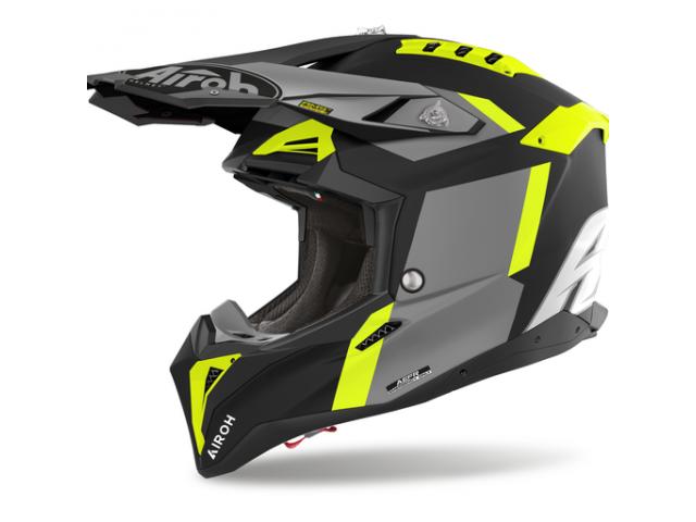 Casco Airoh Aviator 3 Glory Yellow Matt