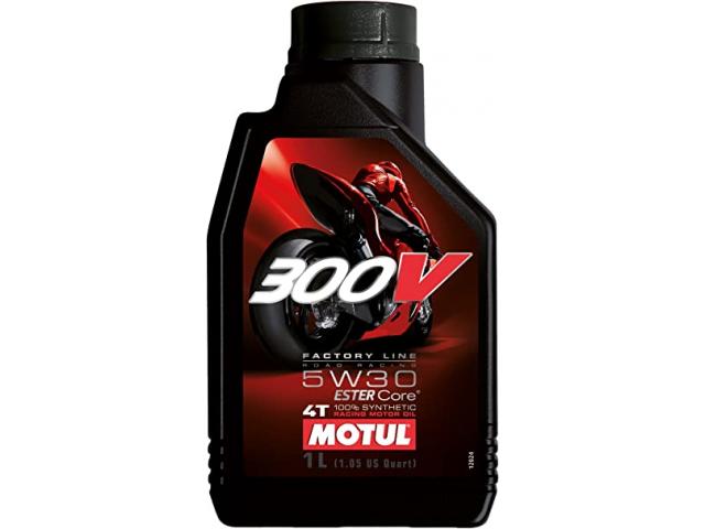 Olio Moto MOTUL 300V 5W30 Factory Line Road Racing 1L 100% Sintetico