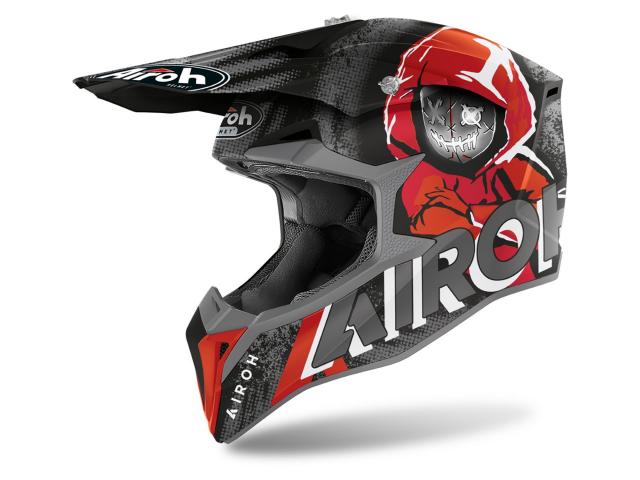 Casco Airoh Bambino Airoh Wraap Alien Red Matt