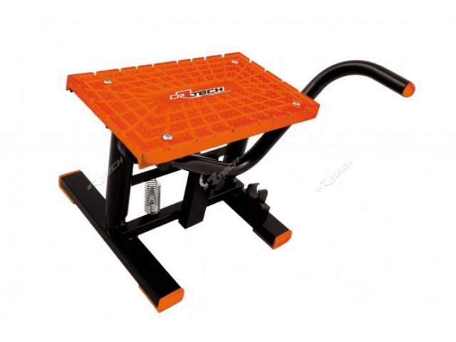 Cavalletto Leva Minicross Ripiano TPU Nero-Arancio