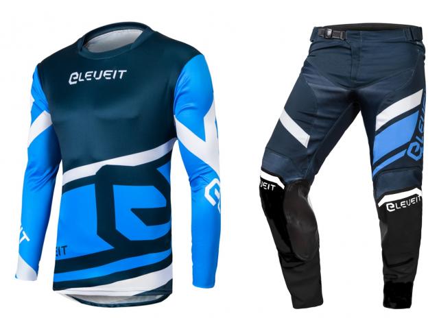 Completo ELEVEIT X-LEGEND Blu-Bianco