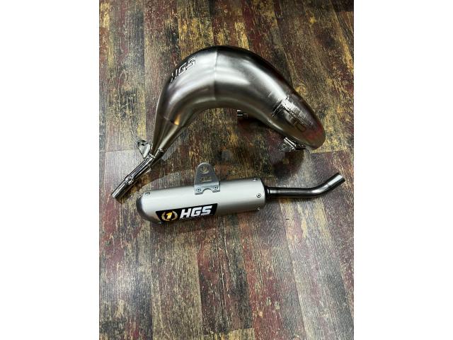Scarico Completo Nichelato HGS Racing Per Husqvarna TC 85 Dal 2018-2023 Col: Silver