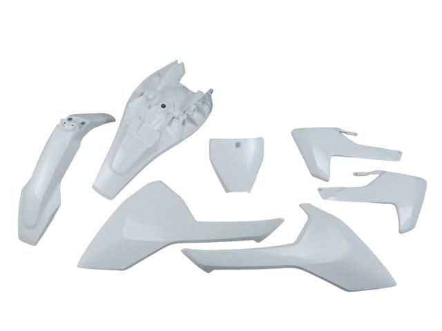 KIT Plastiche Husqvarna TC85 2018-2024 Bianco