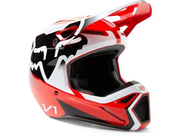 Casco FOX V1 Leed Red Fluo 