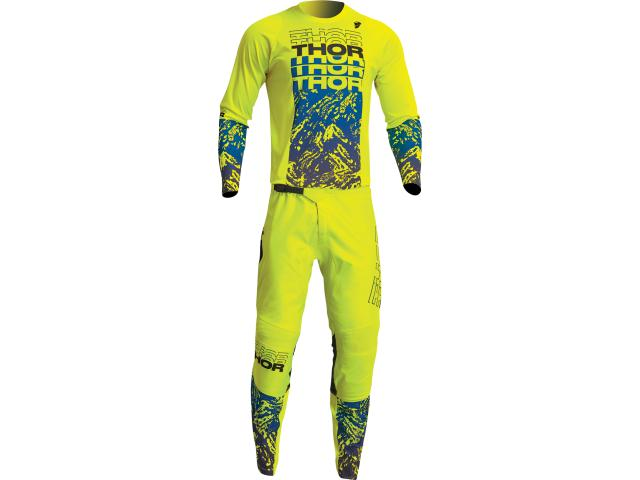 Completo Motocross THOR Youth Sector Atlas Giallo