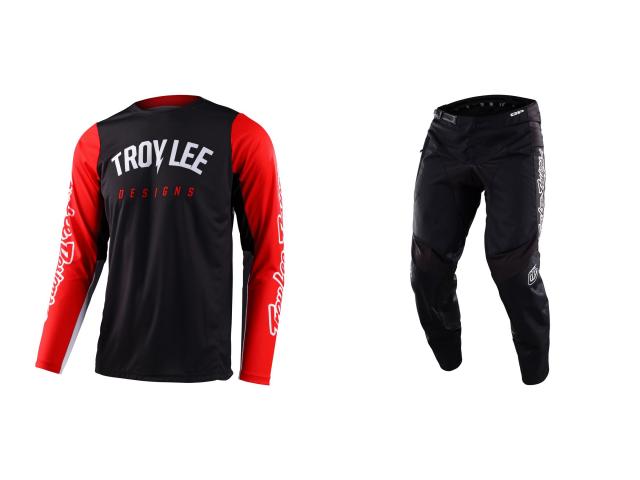 Completo TLD GP Pro Boltz - Black/Red