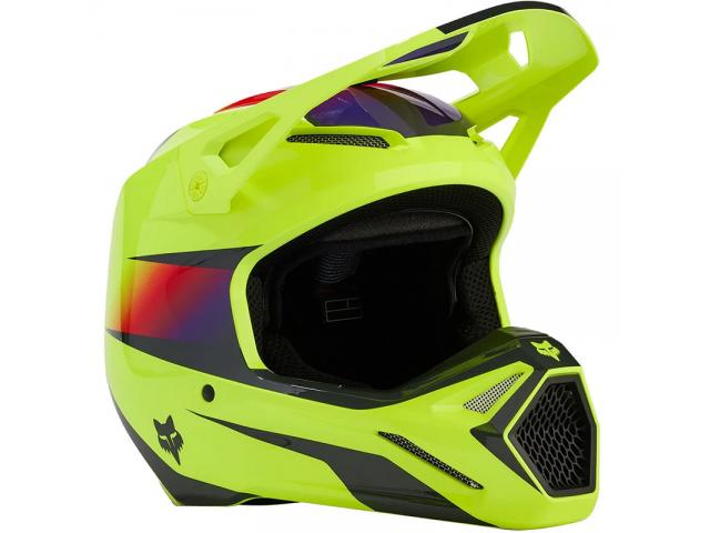 Casco FOX V1 Flora - Yellow