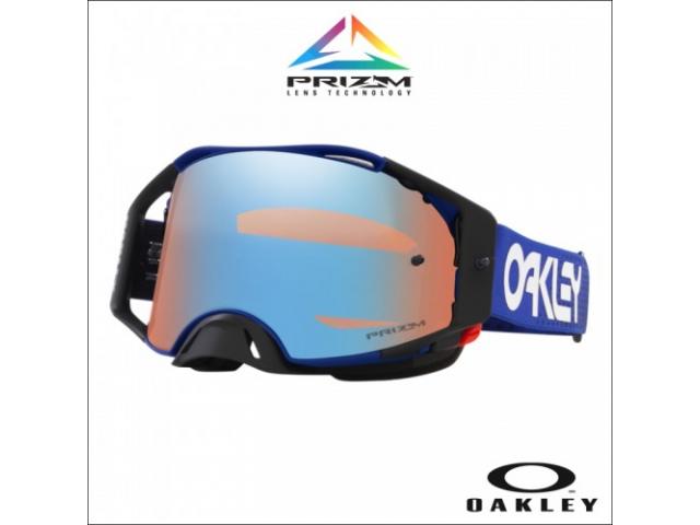 Oakley Airbrake MX Moto Blue - Lente Prizm Sapphire Iridium