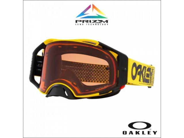 Oakley Airbrake MX Moto Yellow - Lente Prizm Bronze